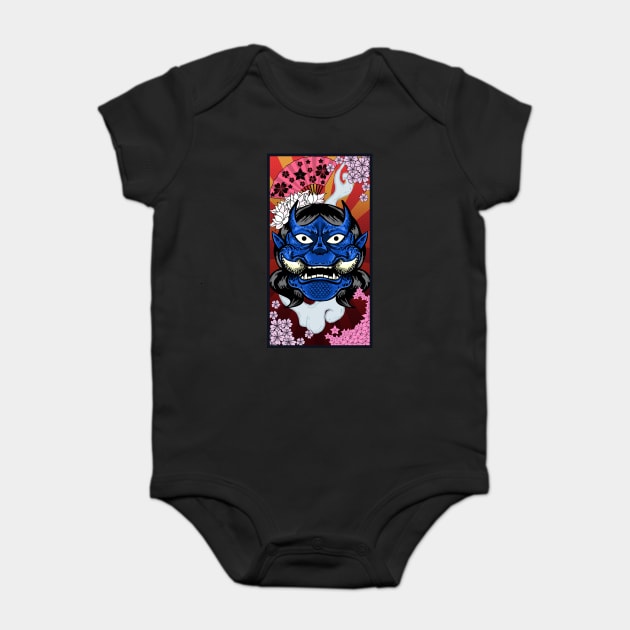 ONI MASK Baby Bodysuit by droidmonkey
